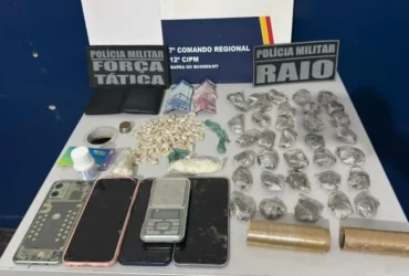 PM prende faccionados com drogas em Barra do Bugres