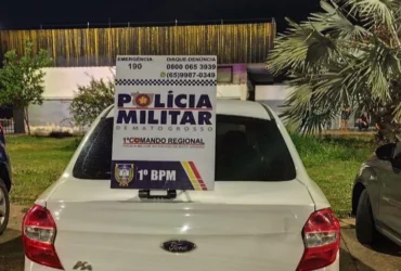 PM prende três e recupera carros roubados em Cuiabá