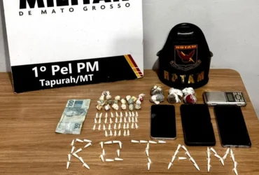 Rotam apreende adolescentes com drogas em Tapurah
