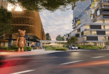 Rua acalmanda conectaParque Sinop e PZ Offices