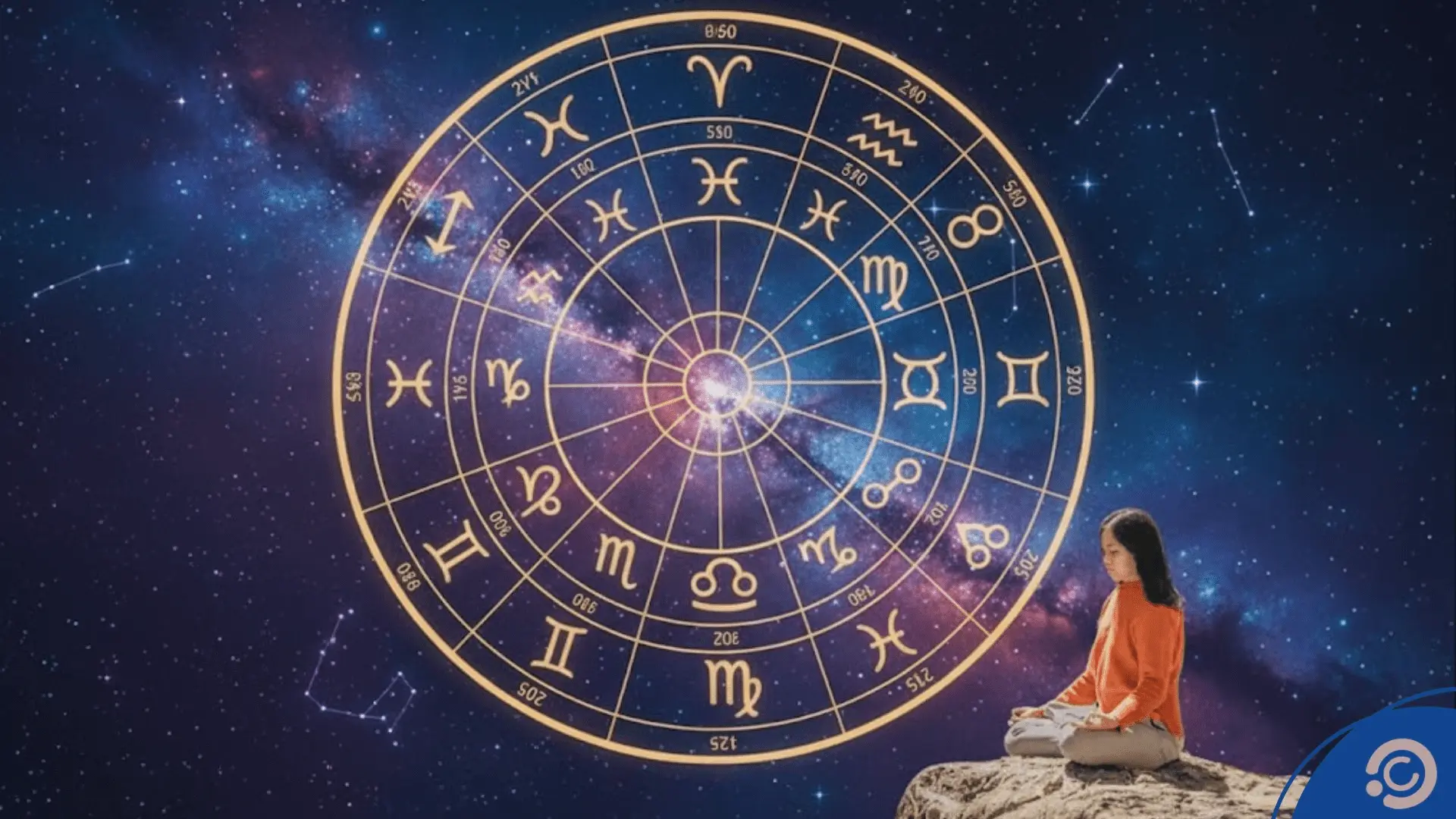 Signos do Zodíaco - Mulher meditando