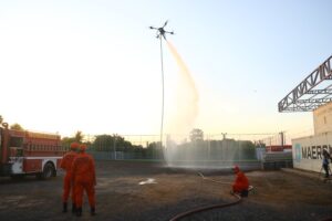Sinop passa a contar com drone de combate a incêncidos em edifícios e áreas remotas; primeiro de Mato Grosso