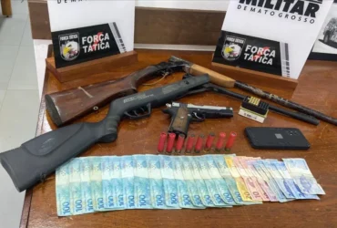 Força Tática prende idoso por ameaçar esposa e filho em Alta Floresta