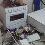 Guarda Civil Municipal utilizou armas não letais para conter suspeito, que chegou a danificar móveis da residência e agredir os agentes