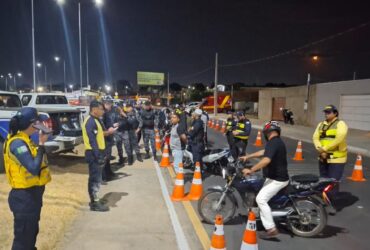 Quatro presos e 45 motos apreendidas em operação Lei Seca em Cuiabá