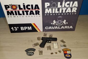 Durante a Operação Tolerância Zero, equipe da Cavalaria localizou porções de maconha e material usado no tráfico; menor já tem passagens por homicídio e tráfico de drogas.
