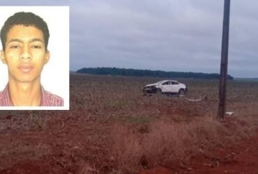 Jovem morre em grave acidente na zona rural de Nova Mutum na madrugada deste domingo