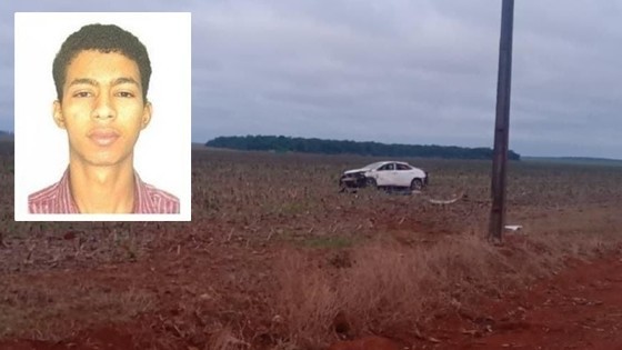 Jovem morre em grave acidente na zona rural de Nova Mutum na madrugada deste domingo