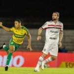 Lance de Botafogo-SP. x Cuiabá Imagem: AssCom Dourado