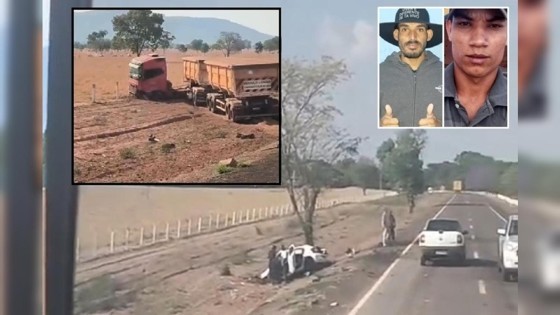 Evaldo Oliveira de Souza, de 30 anos, e Jeferson Vicente de Oliveira, de 28, ficaram presos nas ferragens após a batida; causas do acidente serão investigadas pela Polícia Civil