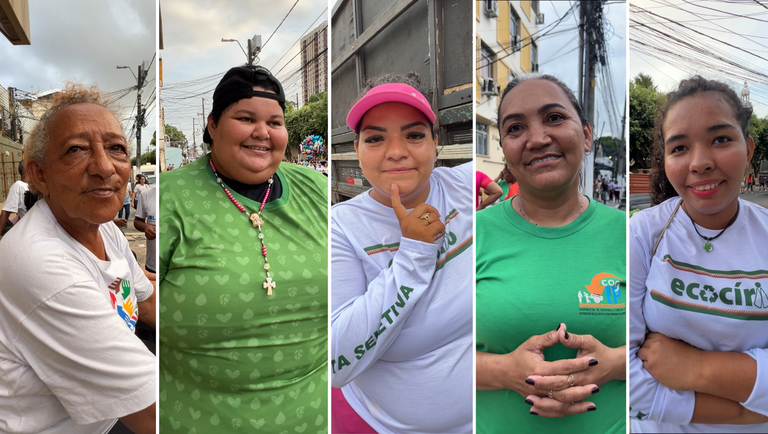 Elas reciclam o Círio: fé, força e sustentabilidade nas ruas de Belém -