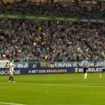 Lance de Grêmio x São Paulo. Imagem: Reprodução