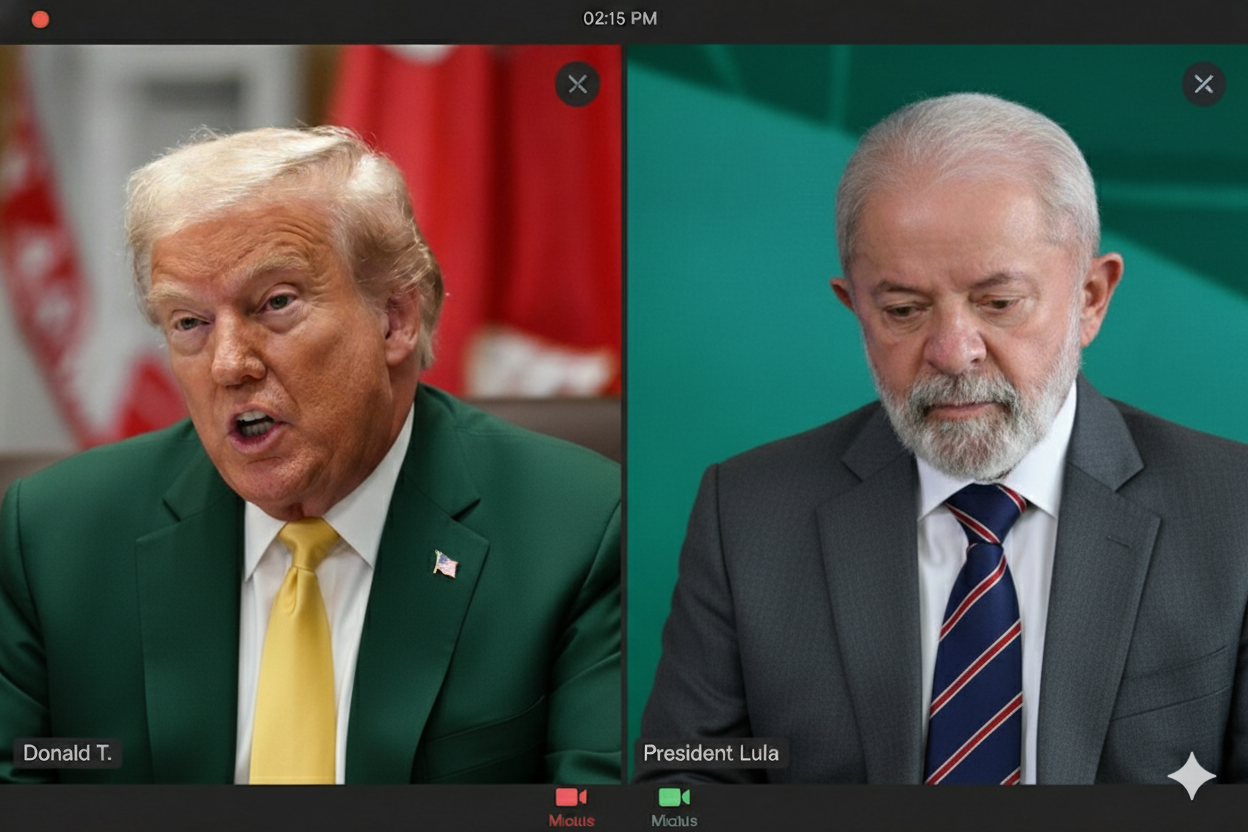 Presidente Lula conversou por telefone com o mandatário americano Donald Trump na manhã da segunda-feira (6/10)
