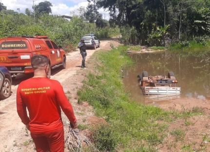 Reginaldo Rachid Jaudy, de 58 anos, ficou preso dentro do veículo após o tombamento em uma estrada da Gleba Mercedes; causas do acidente estão sendo investigadas pela Polícia Civil