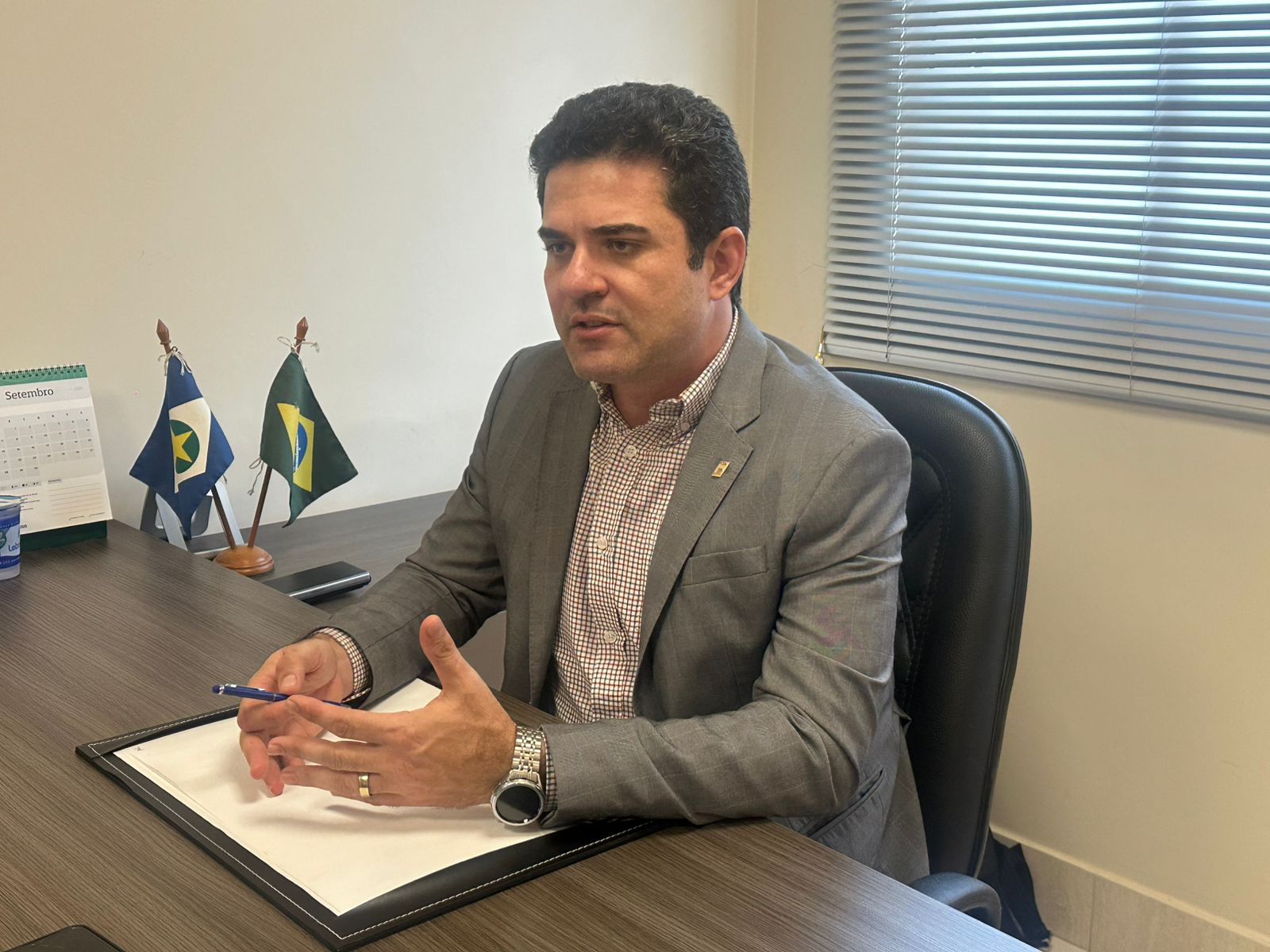Presidente da Federação das Câmaras de Dirigentes Lojistas de Mato Grosso (FCDL/MT), David Pintor