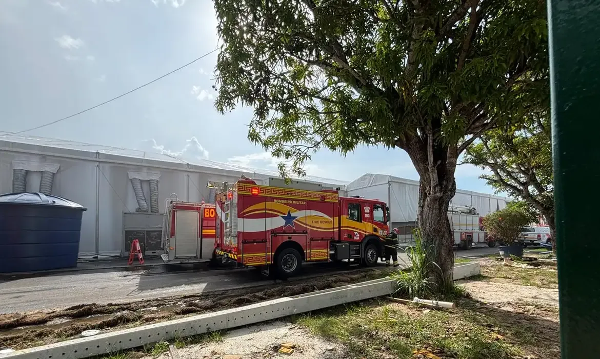 Cop30 reabre zona azul após incêndio e reforça medidas de segurança