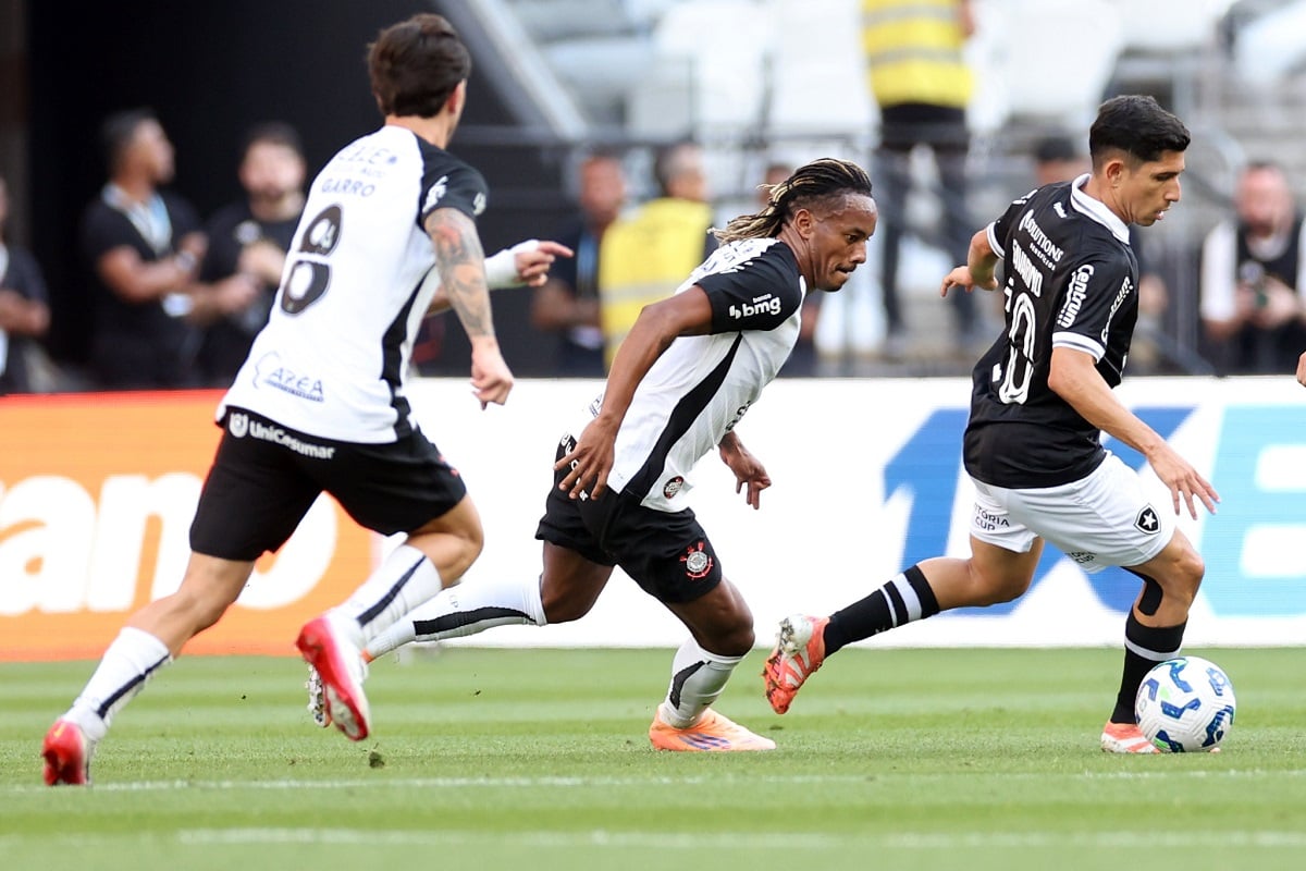 Lance de Corinthians x Botafogo. Imagem: Vitor Silva/BFR Lance de Corinthians x Botafogo. Imagem: Vitor Silva/BFR