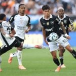 Lance de Corinthians x Botafogo. Imagem: Vitor Silva/BFR