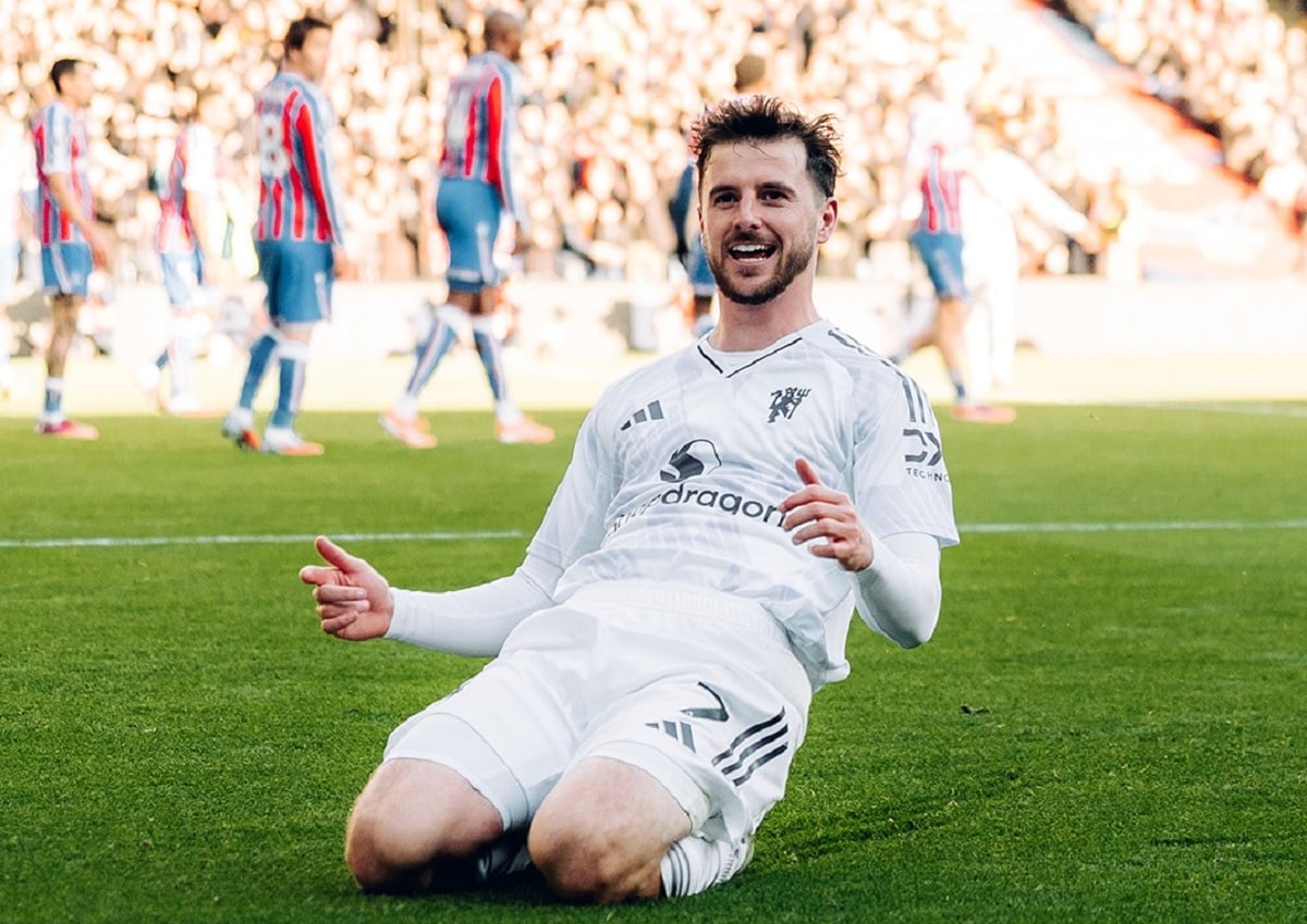 Lance de Crystal Palace x Manchester United. Imagem: Divulgação Manchester United Lance de Crystal Palace x Manchester United. Imagem: Divulgação Manchester United