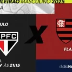 Brasileirão: Rádio Nacional transmite ao vivo São Paulo x Flamengo