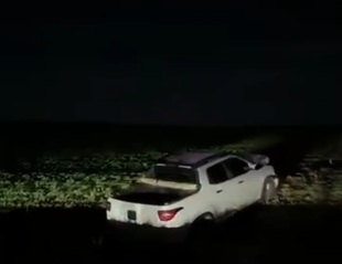 Acidente aconteceu no trevo de acesso à comunidade Campinho Verde; vítimas tiveram ferimentos leves