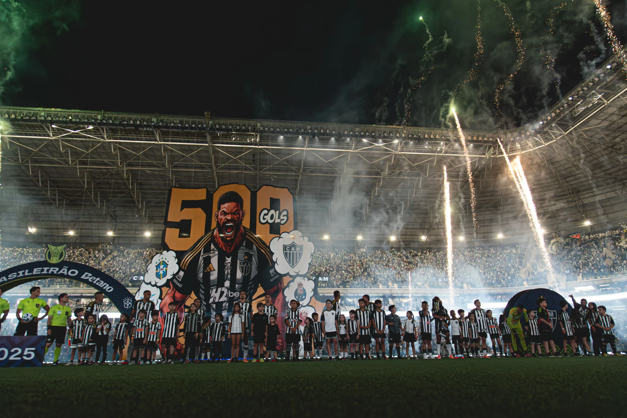 Atlético-MG e Fortaleza empatam em duelo eletrizante do Brasileirão