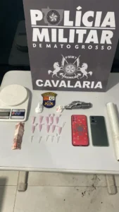 PM apreende drogas e prende faccionados em Nova Mutum