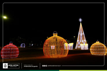 Cidade que Brilha promete encantar Nova Mutum com a chegada do Papai Noel nesta quarta-feira