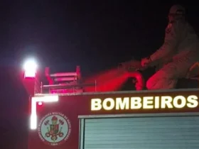 Incêndio destrói borracharia e mobiliza moradores durante a madrugada em Cuiabá