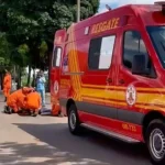 Acidente deixa motociclista ferido em Tangará da Serra