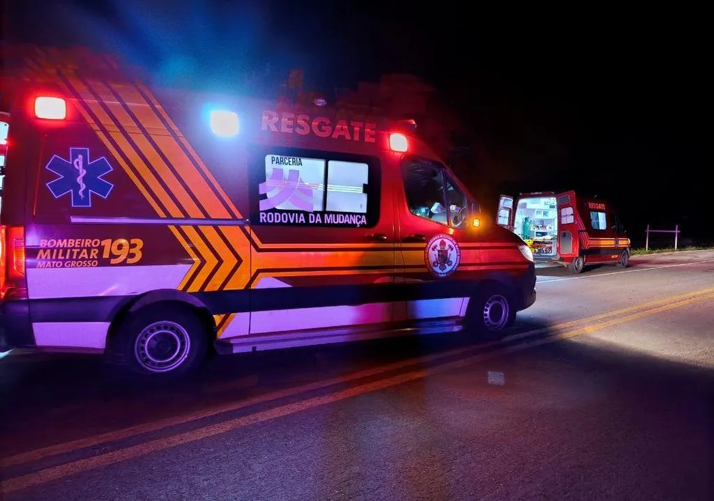Bombeiros atendem acidente de trânsito em rodovias de MT