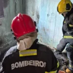 Bombeiros controlam incêndio em residência em Sinop