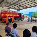 Bombeiros promovem palestra inclusiva sobre segurança na APAE de Campo Verde