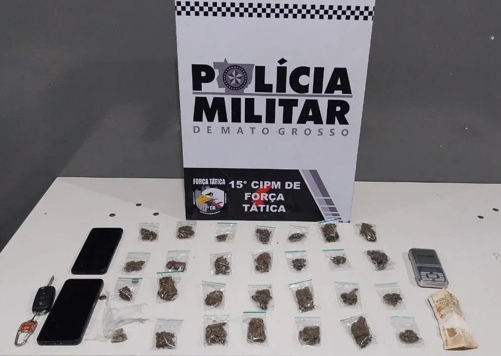 Força Tática apreende drogas em Várzea Grande