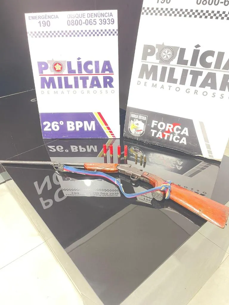 Força Tática prende suspeito de tentativa de feminicídio em Nova Mutum