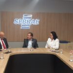 Gestores do SebraeMT abordam conexão entre os países durante visita do embaixador da Índia à sede do Sebrae, em Cuiabá