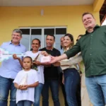 Famílias recebem casas pelo SER Família Habitação em Novo São Joaquim