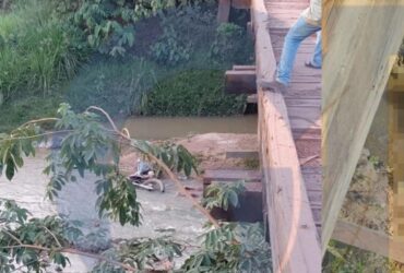 Homem morre em acidente de moto após cair de ponte em Mato Grosso