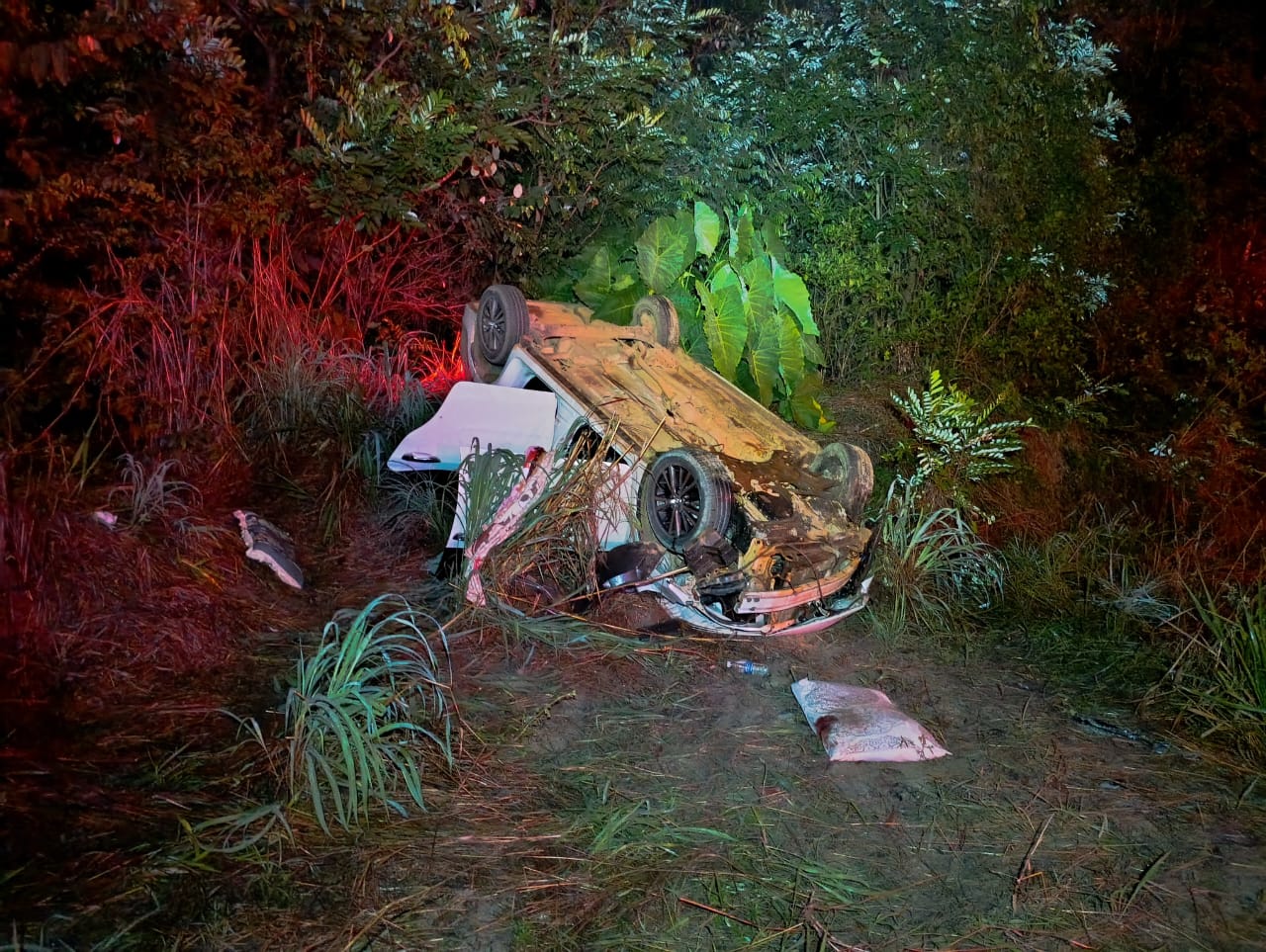 Quatro ocupantes de um Toyota T-Cross foram encaminhados ao Hospital São Lucas; motorista do segundo veículo recusou atendimento