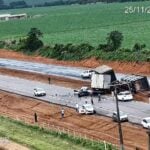 Acidente ocorreu em trecho em obras entre Lucas do Rio Verde e Sorriso; pista segue totalmente interditada para trabalho da perícia