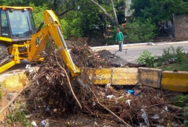 Lixo descartado em corregos continua sendo maior causador de alagamentos em Varzea Grande -CenárioMT