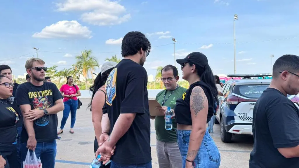 Público do show do Guns N’ Roses em Cuiabá é majoritariamente de MT