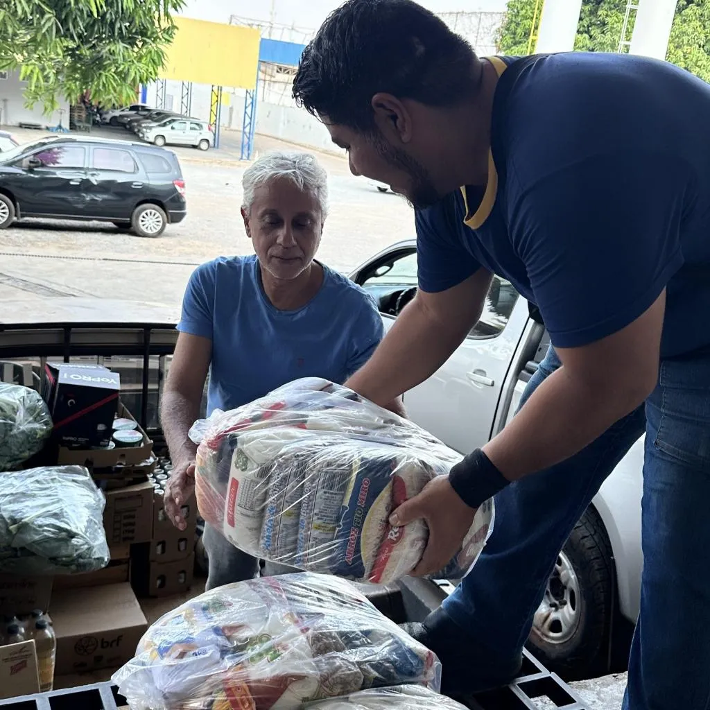 Seaf reforça ações do Sesc Mesa Brasil com 50 mil kg de alimentos