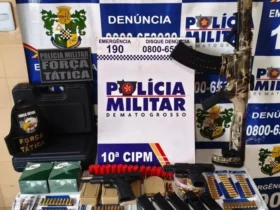PM prende suspeito por porte ilegal de arma de fogo em Aripuanã