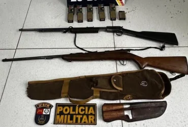Prisão por porte ilegal de arma após denúncia em Jaciara