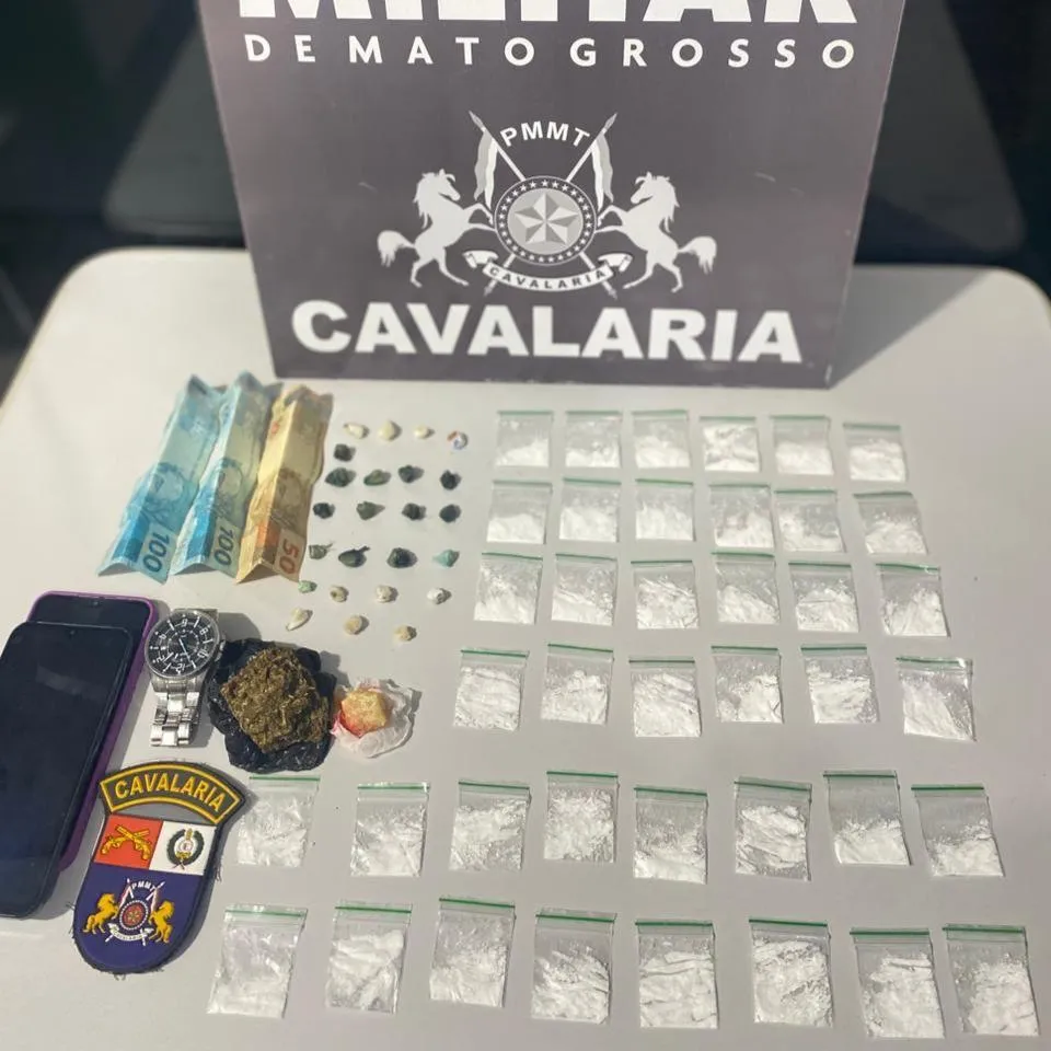 PM apreende drogas e detém quatro faccionados em Nova Mutum