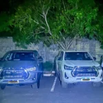 PM apreende cegonha com duas caminhonetes adulteradas em MT