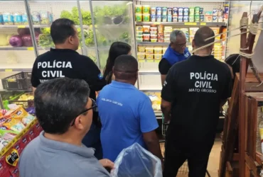 Polícia Civil e Vigilância Sanitária apreendem alimentos irregulares em Poconé