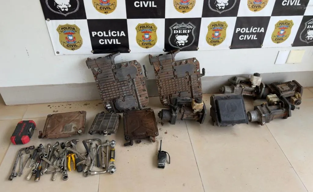 Suspeito de furto de módulos é preso em Rondonópolis