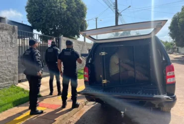 Prisão por perseguição após ameaças à ex em Guarantã do Norte